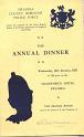 Annual Dinner Programme 1937 Cover